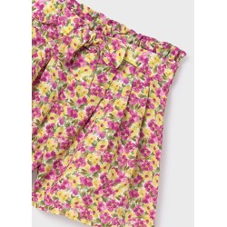 (29575) FALDA PANTALON FLORES