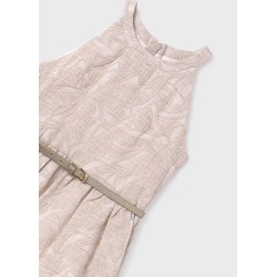 (29578) VESTIDO JACQUARD FLOR