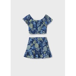 (29584) CONJUNTO FALDA ESTAMPADO