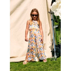 (30769) CONJUNTO PANTALON LARGO ESTAMPADO