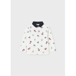 (28532) POLO M/L ESTAMPADO