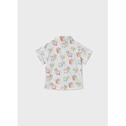 (30328) CAMISA M/C ESTAMPADA