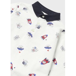(28532) POLO M/L ESTAMPADO