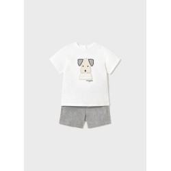 (30352) CONJUNTO BERMUDA APLIQUE