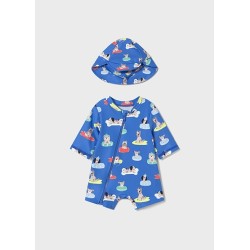 (30397) CONJUNTO BAÑO PELELE CON GORRO