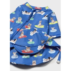 (30397) CONJUNTO BAÑO PELELE CON GORRO