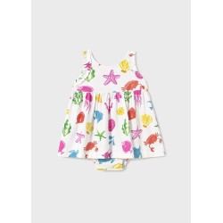 (30458) VESTIDO ESTAMPASO CON BRAGUITA