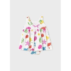 (30458) VESTIDO ESTAMPASO CON BRAGUITA