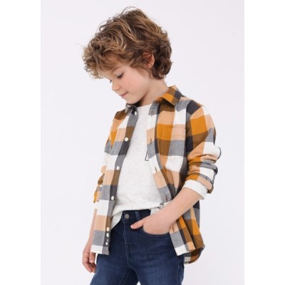 (28684) CAMISA M/L CUADROS