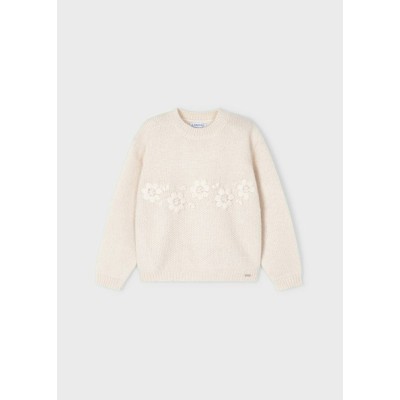 (28691) JERSEY FLORES BORDADAS