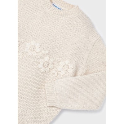 (28691) JERSEY FLORES BORDADAS