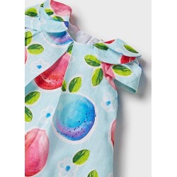 (26666) VESTIDO LINO ESTAMPADO