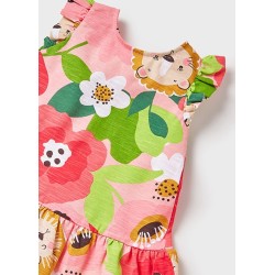 (26672) VESTIDO ESTAMPADO DIADEMA