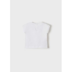 (26523) CAMISETA M/C NIÑAS MANZANA