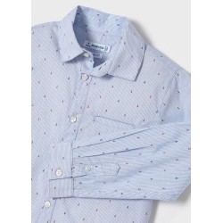 (26713) CAMISA M/L ESTAMPADA