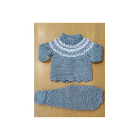 (28975) CONJUNTO POLAINA Y JERSEY GRECA