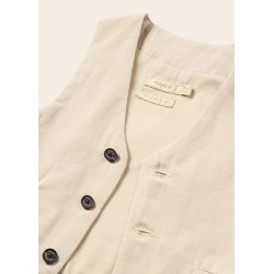 (27908) CHALECO LINO VESTIR