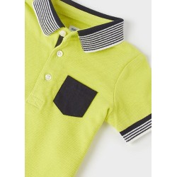 (26533) POLO M/C LISO DETALLES