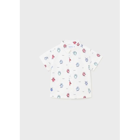 (29145) CAMISA M/C ESTAMPADA