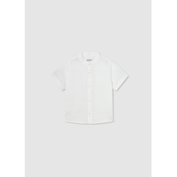 (29146) CAMISA M/C CUELLO MAO LINO