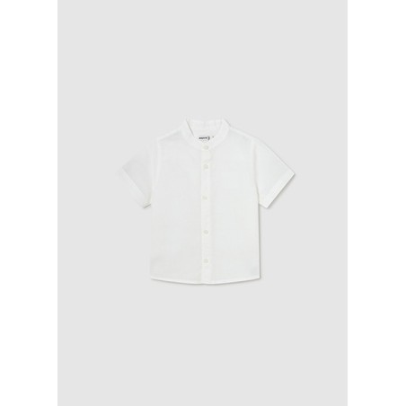 (29146) CAMISA M/C CUELLO MAO LINO