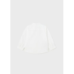 (29147) CAMISA M/L LINO CUELLO MAO