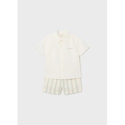 (29176) CONJUNTO BERMUDA LINO VESTIR