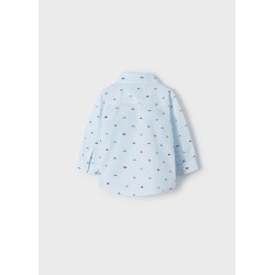 (26539) CAMISA M/L ESTAMPADA