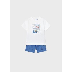 (27974) CONJUNTO PUNTO BERMUDA ESTAMPADA