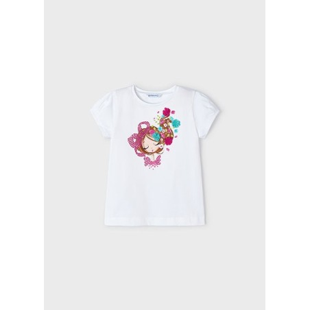 (29373) CAMISETA M/C APLICACIONES