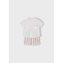 (26543) CONJUNTO PANTALON CORTO RAYAS