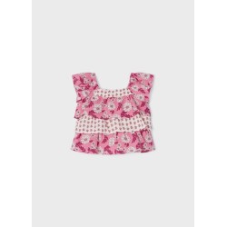 (28048) BLUSON ESTAMPADO COMBINADO