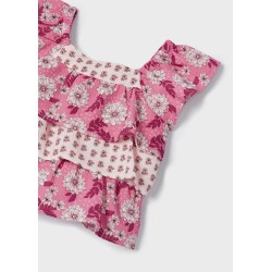 (28048) BLUSON ESTAMPADO COMBINADO