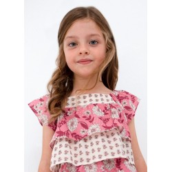 (28048) BLUSON ESTAMPADO COMBINADO