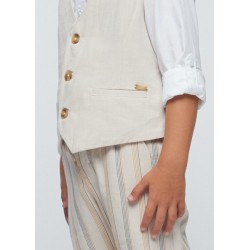 (29411) CHALECO LINO SUITING
