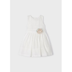 (28244) VESTIDO COMBINADO GUIPUR