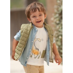 (27866) CAMISETA M/C BOLSILLO DINO