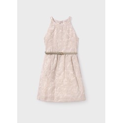 (29578) VESTIDO JACQUARD FLOR