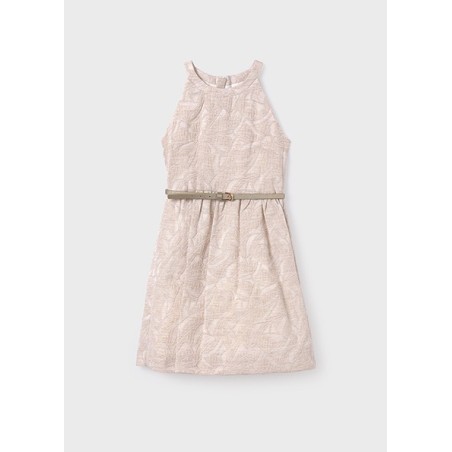 (29578) VESTIDO JACQUARD FLOR