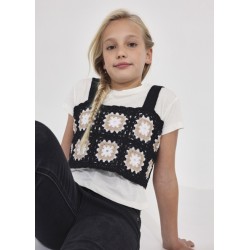 (28269) TOP CROCHE Y CAMISETA