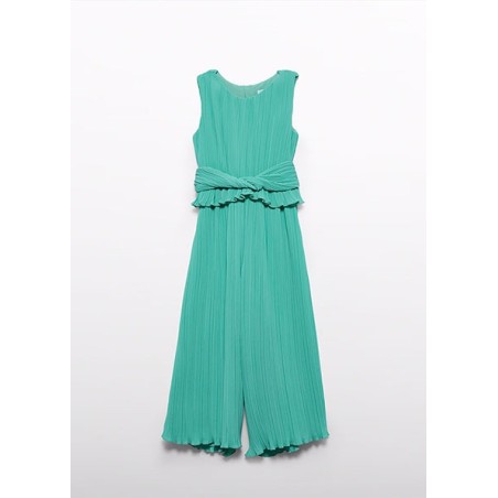 (30765) MONO LARGO GASA PLISADA