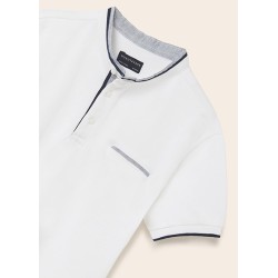 (28283) POLO M/C CONTRASTES C/MAO
