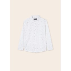 (28288) CAMISA M/L MICROESTAMPADO