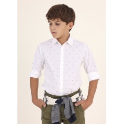 (28288) CAMISA M/L MICROESTAMPADO