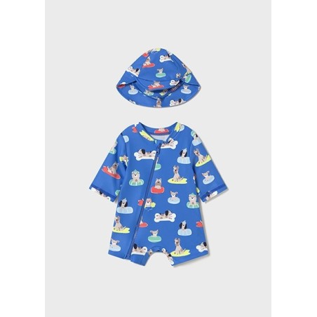 (30397) CONJUNTO BAÑO PELELE CON GORRO