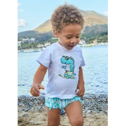 (30406) CONJUNTO BAÑADOR CON CAMISETA