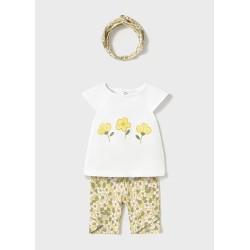 (30432) CONJUNTO LEGGINGS CAPRI Y DIADEMA