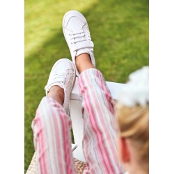 (28139) ZAPATILLA LONA BORDADOS P.