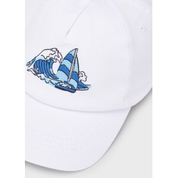 (28118) GORRO VISERA BORDADO NAUTICO