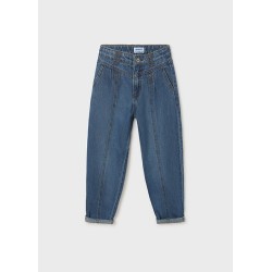 (28330) PANTALON CROPPED DENIM SLOUCHY